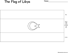Search result: 'Flag of Libya Printout'