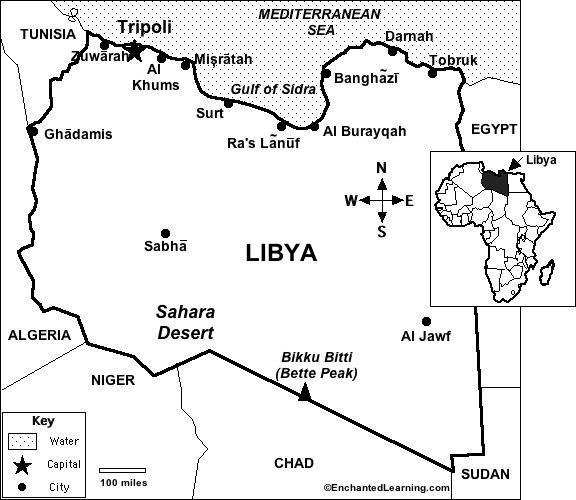 Libya and area