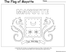 Mayotte: Flag
