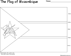 Search result: 'Flag of Mozambique Printout'