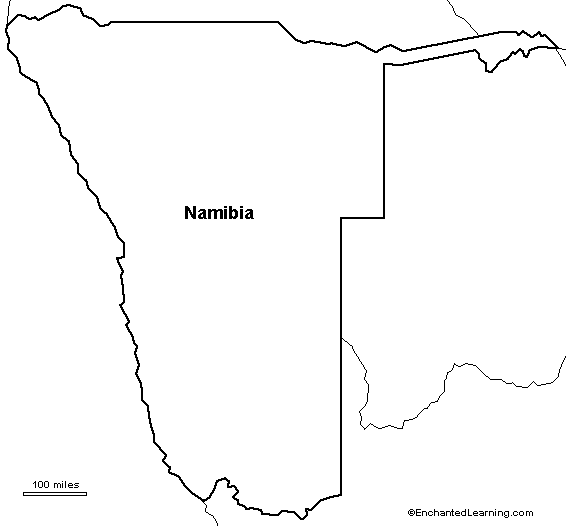 Search result: 'Outline Map Research Activity #3: Namibia'