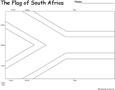 Search result: 'Flag of South Africa Printout'