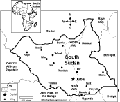 Search result: 'South Sudan: Map Quiz Worksheet'