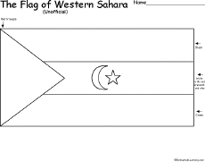 Flag of Western Sahara -thumbnail