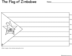Flag of Zimbabwe -thumbnail