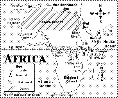 Search result: 'Africa Map/Quiz Printout'