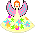 This picture is of the finished angel craft.