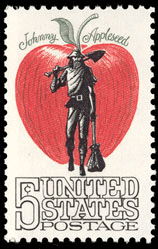 Johnny Appleseed stamp