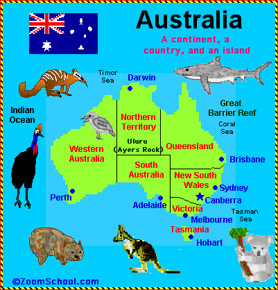 Australia map