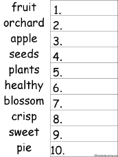 Search result: 'Food: Put the Words in Alphabetical Order Worksheets'