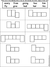 box shapes