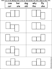 Search result: 'The Old Lady and the Fly - Word Shape Puzzle'