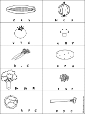 Search result: 'Circle the Starting Sound of vegetables'