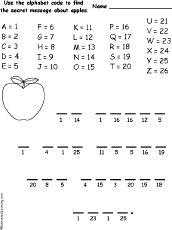 Search result: 'Apple Alphabet Code'