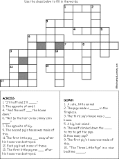 Search result: 'Three Little Pigs - Crossword Puzzle'
