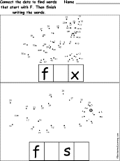 Search result: 'Connect the Dots then Fill in the Blanks: F'