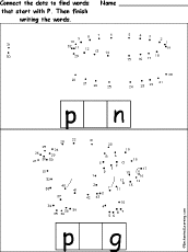 Search result: 'Connect the Dots then Fill in the Blanks: P'