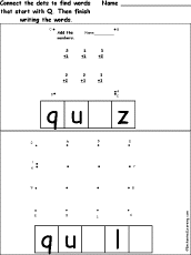 Search result: 'Connect the Dots then Fill in the Blanks: Q'