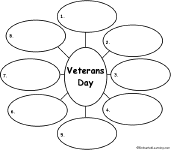 Write Eight Veterans Day Words