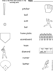 Search result: 'Match Sports Words and Pictures'