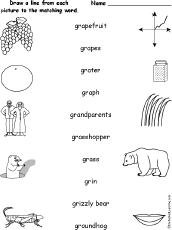 Match Words to Pictures