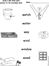 Match Words to Pictures