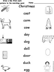 Match Words to Pictures