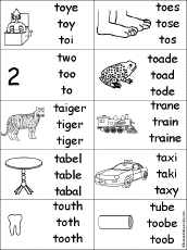 spelling T Words