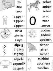 Search result: 'Circle the Words that Start with Z'