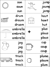 Short U Alphabet Activities At Enchantedlearning Com