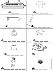 Missing Letters in Words Starting With Consonant Blends