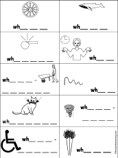 Missing Letters in Words Starting With Consonant Blends