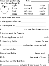 Search result: 'Plant Theme Spelling Word Questions'