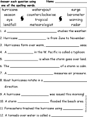 Spelling words