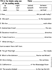 Spelling words