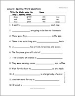Search result: 'Long E: Spelling Word Questions'