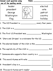Activities Worksheets And Crafts For Presidents Day Enchanted Learning Software