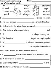 Spelling words