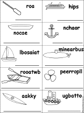 Unscramble Boat Words