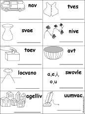 unscramble V Words