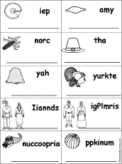 Unscramble words