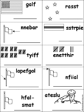 Search result: 'Unscramble US Flag Words'