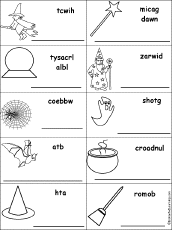 Unscramble Witch Words