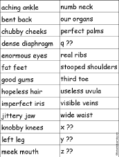 Adjective for Each Letter