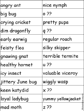 Adjective for Each Letter