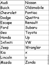 Adjective for Each Letter