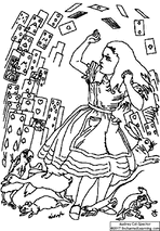 Search result: 'Alice Being Attacked by Playing Cards'