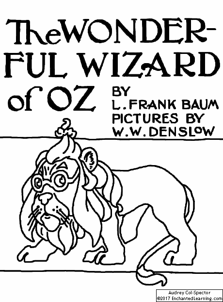 toto wizard of oz coloring page