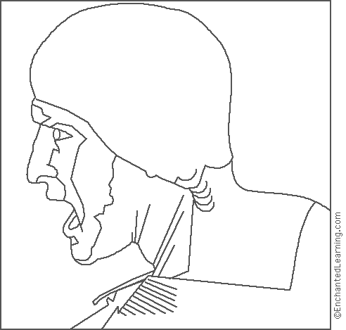 Search result: 'Leonardo da Vinci: Soldier Coloring Page'