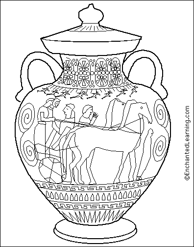 Search result: 'Greek Amphora Coloring Page'